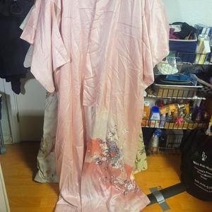 Japanese pink kimono